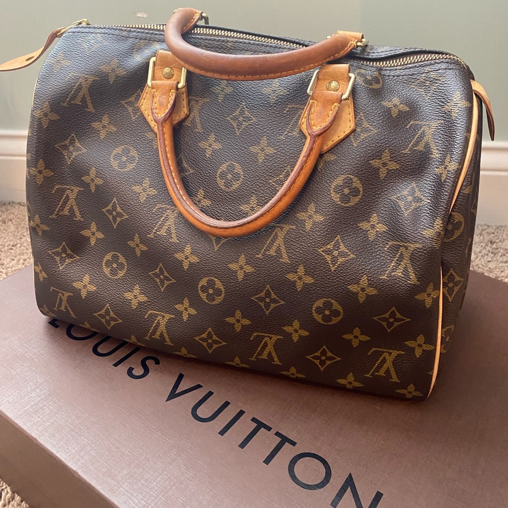 Auth LOUIS VUITTON Speedy 30 SD0096 Monogram Canvas Handbag